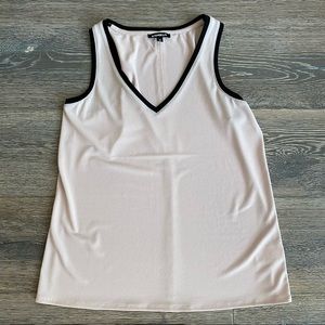 Express pink and black blouse